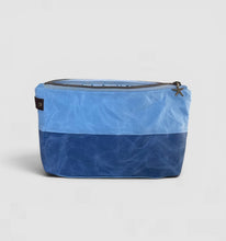 Load image into Gallery viewer, 2 stripe zippered pouch
