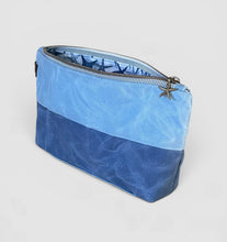 Load image into Gallery viewer, 2 stripe zippered pouch
