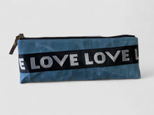 Load image into Gallery viewer, LOVE pouch - blue
